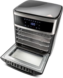 TZS First Austria Airfryer oven - Digitale Heteluchtfriteuse - Airfryer XXL - 13L - 1700W - Zwart — thumbnail 2