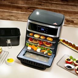 TZS First Austria Airfryer oven - Digitale Heteluchtfriteuse - Airfryer XXL - 13L - 1700W - Zwart — thumbnail 5