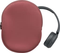 kwmobile hoes geschikt voor Sony WH-CH520 / WH-CH510 / MDR-ZX110 - 22,5 x 17 cm - Beschermhoes voor headset in donkerroze - Van neopreen — thumbnail 2
