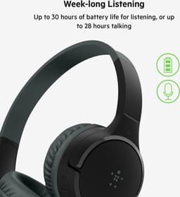 Belkin SoundForm Mini Headset Draadloos Hoofdband Oproepen/muziek USB Type-C Blauw — thumbnail 3