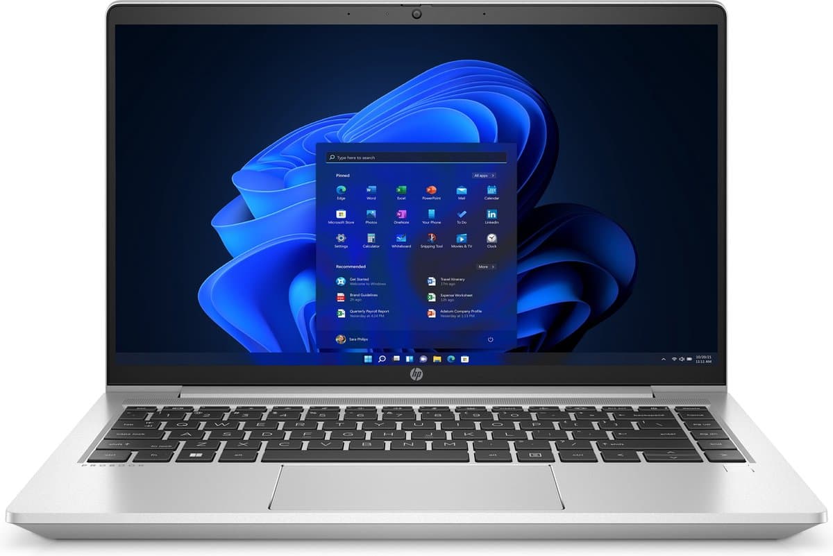 HP ProBook 445 G9 AMD Ryzen™ 5 5625U Laptop 35,6 cm (14") Full HD 8 GB DDR4-SDRAM 256 GB SSD Wi-Fi 6 (802.11ax) Windows 11 Pro Zilver — afbeelding 1