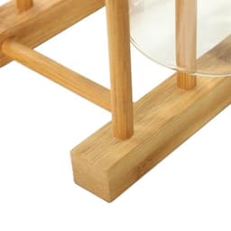 Massief hout schotel DRIP rack Plaathouder  maat: 14x12x10cm — thumbnail 3