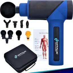 Premium Massagegun met 7 massagekoppen en 6 snelheidstanden - Massagegun professioneel - Vitalic — thumbnail 1