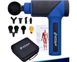 Premium Massagegun met 7 massagekoppen en 6 snelheidstanden - Massagegun professioneel - Vitalic
