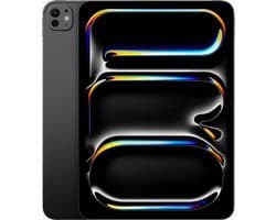 Apple iPad Pro (2024) - 11 inch - Nanotextuur Glas - WiFi + Cellular - 2TB - Zwart - 7e generatie