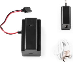 Vonyx MEG045 Megafoon set met lithium-ion accu - 45W Megafoon met sirene en Bluetooth - Rood-wit — thumbnail 4