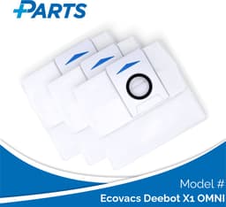 Ecovacs Deebot X1 OMNI Stofzakken (3 Stuks, Plus.Parts® alternatief voor D-DB03-0003) — thumbnail 1