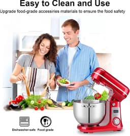 Keukenmachines - Keukenrobot - Foodprocessor - Keukenmixer - Keukenmachines & mixers - 6L - 1200W — thumbnail 5