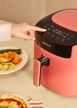 CREATE AIR PRO LARGE Enkel 6,2 l Vrijstaand 1800 W Heteluchtfriteuse Terracotta — thumbnail 5