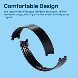 MMOBIEL Vervangende Hoofdband voor Beats Studio Pro/3.0/2.0 Draadloze & Bedrade Hoofdtelefoon – Hoofdband Reparatie Set – Hoofdtelefoon Vervangende Band Reparatie Onderdelen – Mat Zwart — thumbnail 2
