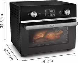 Moulinex AL606820 friteuse Enkel 20 l Vrijstaand Heteluchtfriteuse Zwart — thumbnail 11