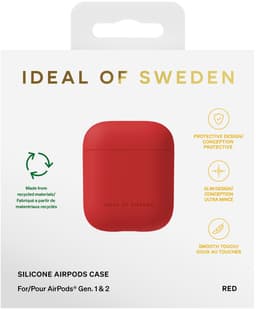 iDeal of Sweden Silicone Case voor de Apple AirPods 1 / 2 - Red — thumbnail 4