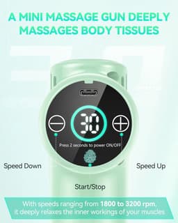 Mini Massagepistool - Diepteweefsel Massageapparaat met 30 Snelheden — thumbnail 2