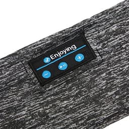 Slaap Hoofdtelefoon, Hoofdband Bluetooth Muziek Cozy Hoofdtelefoon met Ultra-dunne Speakers voor Gym, Oefening, Yoga, 4 Uur Speeltijd, Cool — thumbnail 3