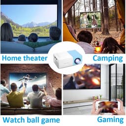 Allecto - Mini Projector - Full HD 1080P - Draagbare Buiten- en Thuisbioscoop - Compact en Lichtgewicht - Perfect voor Filmavonden - Ideaal voor Bu... — thumbnail 5