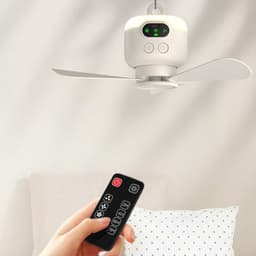 ONF3 - Draagbare Camping Ventilator - 8000mAh Accu met Afstandsbediening - 3 Snelheden - Compact en Lichtgewicht - Ideaal voor Buiten - Zomer Ac... — thumbnail 5