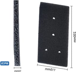 Filter voor Warmtepomp Droger - 6 Stuks Condensatorfilter - Droogfilter Spons - Geschikt voor Bauknecht, Privileg en Whirlpool Modellen — thumbnail 6