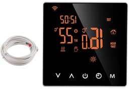 Programmeerbare Thermostaat - Slimme Regelaar - Comfort Verhoging - LCD Touchscreen - 230 Volt - Wit — thumbnail 1