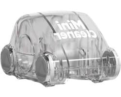 Tafelreiniger - Mini stofzuiger - Bureau opruimen - Schattig auto design - 8x8x6 cm - Transparant — afbeelding 1