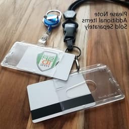 Waterdichte ID Kaart Houder van Hard Plastic voor Naamtag en Identificatiebadge - Perfect voor Evenementen en Werk — thumbnail 4