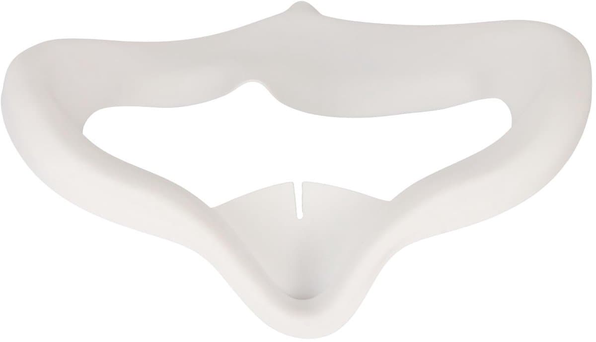 Vt products - VR-gezichtshoes voor 2 - Zweetbestendig - Siliconen Gezichtskussenmasker - Wasbaar - Oogkussentje voor VR - Geschikt voor 2 - Grijs-wit — afbeelding 1