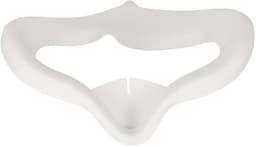 Vt products - VR-gezichtshoes voor 2 - Zweetbestendig - Siliconen Gezichtskussenmasker - Wasbaar - Oogkussentje voor VR - Geschikt voor 2 - Grijs-wit — thumbnail 1