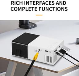 Dailygoods - Draagbare Mini Projector met 1080p Full HD en Ingebouwde Luidsprekers — thumbnail 2
