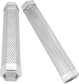 Rookbuis Roestvrijstaal - BBQ Smoker - Houtskool Grillen - Maximale Rookverspreiding - 31 cm - Zilverkleurig — thumbnail 3