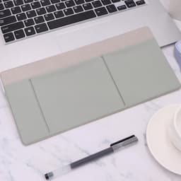 Externe harde schijf houder - Draagbare organizer - Mobiele werkplek - Zelfklevende bevestiging - 27 x 13 cm - Grijs — thumbnail 2
