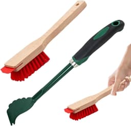 Maaier Dek Schraper - Borstel Reiniger - Gazon Onderhoud - Stijve Haren Schraper - 30cm Borstel - Meerkleurig — thumbnail 5