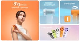 Nitecore NEF Nano Ventilator Oplaadbaar Slate gray — thumbnail 5