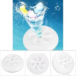 Mini Wasmachine - Draagbare Turbine Wasmachine - Reizen en Kleine Was - Ultrasone Vibratie Reiniging - 1kg Capaciteit - Wit — thumbnail 2
