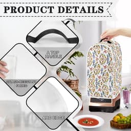 Mixerhoes Keukenmachine - Apparaathoes Beschermhoes - Keuken Beschermen - Waterdicht Stofvrij - 40.5 cm lang - Vogelpatroon — thumbnail 2
