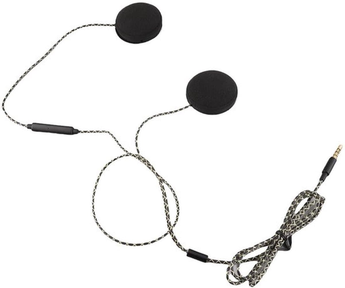 2 stuks helm headset, motorfiets TPE helm headset koptelefoon luidsprekers ondersteuning handsfree bellen — afbeelding 1