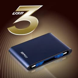 Externe Harde Schijf - Opslagstation - Bestanden Opslaan - Waterdicht en Stofdicht - 2TB - Blauw — thumbnail 3