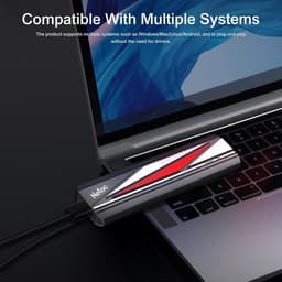 Externe SSD - Draagbare Opslag - Snelle Data Transfer - USB 3.2 Gen 2x2 - 2TB - Zwart — thumbnail 5