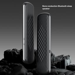 Compacte Bluetooth-luidspreker, geschikt voor gebruik in de zak, met botgeleidingstechnologie, muziekdoosje voor onder het kussen, en een slaaphulpmiddel met witte ruis, zwart. — thumbnail 4