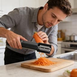 Elektrische Rasp - Keuken Rasp - Groenten Snijden - Draagbaar en Snel - 245 cm - Zwart — thumbnail 3
