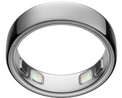 Oura – Ring 5 – Connected smart ring – Titanium zilver – maat 7