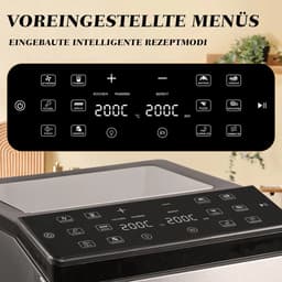 Heteluchtfriteuse XL – Airfryer met Timer & Temperatuurregeling – Gezond Frituren Zonder Olie – Compact Design — thumbnail 5