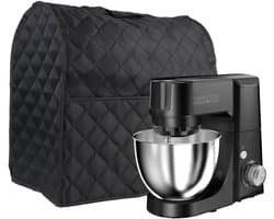 Mixer Beschermhoes - Keukenmachine Cover - Apparaat Beschermen - Wasbaar Gewatteerd Materiaal - 36x23x36cm - Zwart