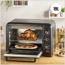 RVV® Heteluchtoven - Oven - Airfryer Oven - Zilveren Rand - 49cm x 50cm x 29cm — thumbnail 5