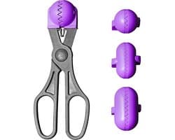 Keuken Gadget - Deegvormer Ballenmaker - Snel Kroketten Maken - 4 Verwisselbare Vormen - 1 Stuk - Paars