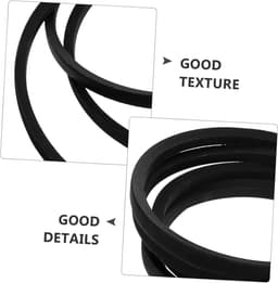 Grasmaaier riem - Maaiers aandrijfriem - Gazononderhoud - Duurzaam rubber - 107 cm lengte - Zwart — thumbnail 5