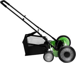 Handgrasmaaier - Kooimaaier - Gazon Onderhoud - 9-traps Maaihoogte - 50 cm Maaibreedte - Groen Zwart — thumbnail 4