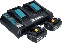 Makita DLM 466 PG2 accu-grasmaaier 36 V (2x 18 V) 46 cm borstelloos + 2x accu 6,0 Ah + oplader — thumbnail 4