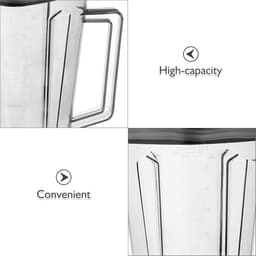 Blenderkan Vervanging - Sapcentrifuge Beker - Grote Hoeveelheden Mixen - Robuuste Constructie - 2 Liter Capaciteit - Transparant — thumbnail 5