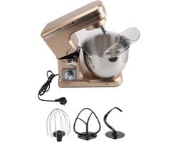 Keukenmixer - Voedselmixer - Bakken en mengen - 6 snelheden - 5 liter kom - Zwart