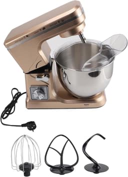 Keukenmixer - Voedselmixer - Bakken en mengen - 6 snelheden - 5 liter kom - Zwart — thumbnail 1