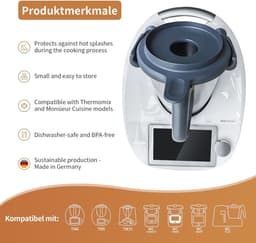 Keukenmachine Deksel - Roerpan Deksel - Eenvoudig Koken - Brede Hals Ontwerp - 227 x 211 cm — thumbnail 5